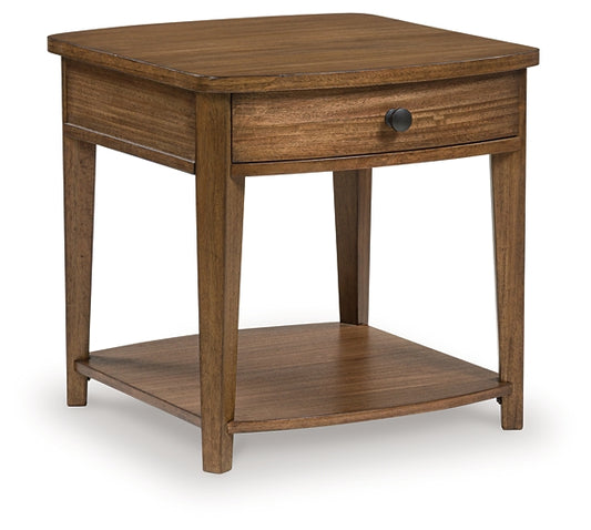 Burkbyer Rectangular End Table