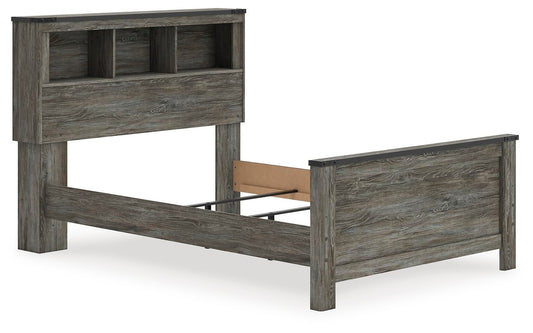 Frandern Full Bookcase Panel Bed