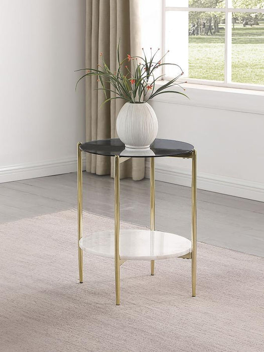 Jonelle - Round Glass Top Table