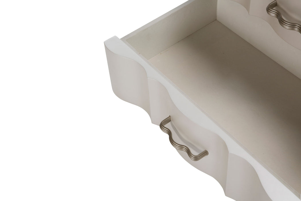 London Place - Nightstand - Creamy Pearl