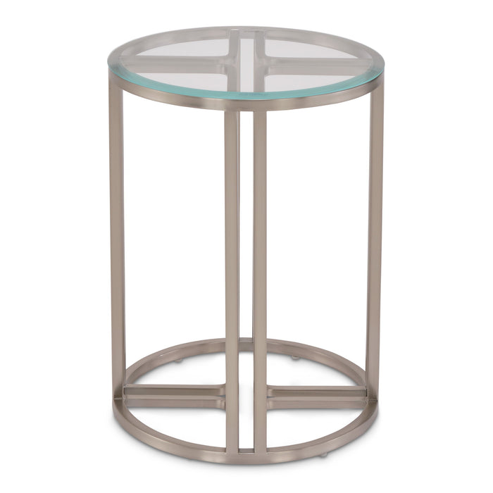 Lanterna - Chairside Table - Silver Mist