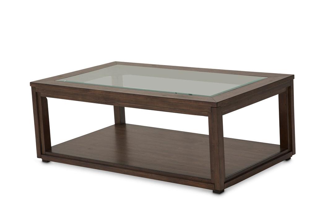 Carrollton - Rectangular Cocktail Table - Rustic Ranch