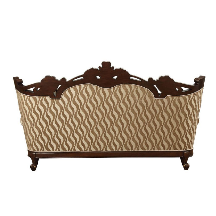 Shalisa - Sofa With 7 Pillows Same Lv01585) - Fabric & Walnut