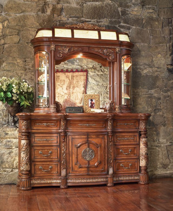 Villa Valencia - Dresser With Mirror & Lighting Box