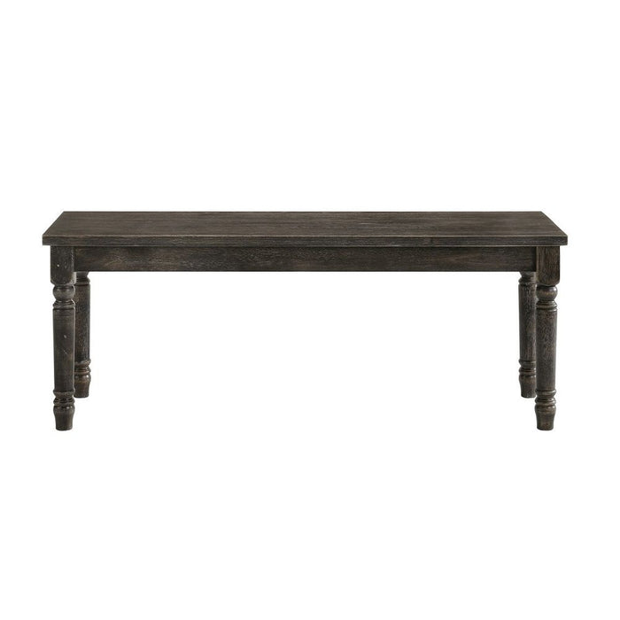 Claudia II - Bench - Weathered Gray