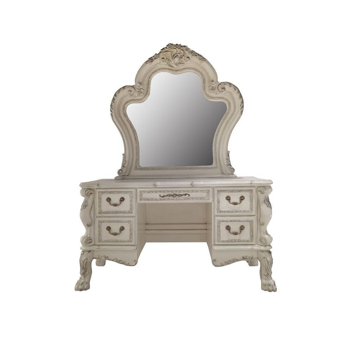 Dresden II - Vanity Desk - Bone White