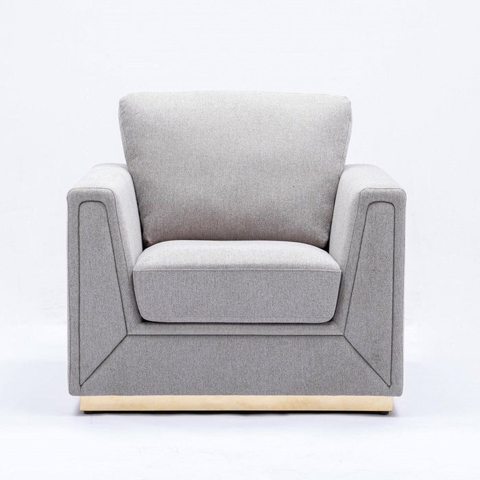 Valin - Chair - Gray Linen