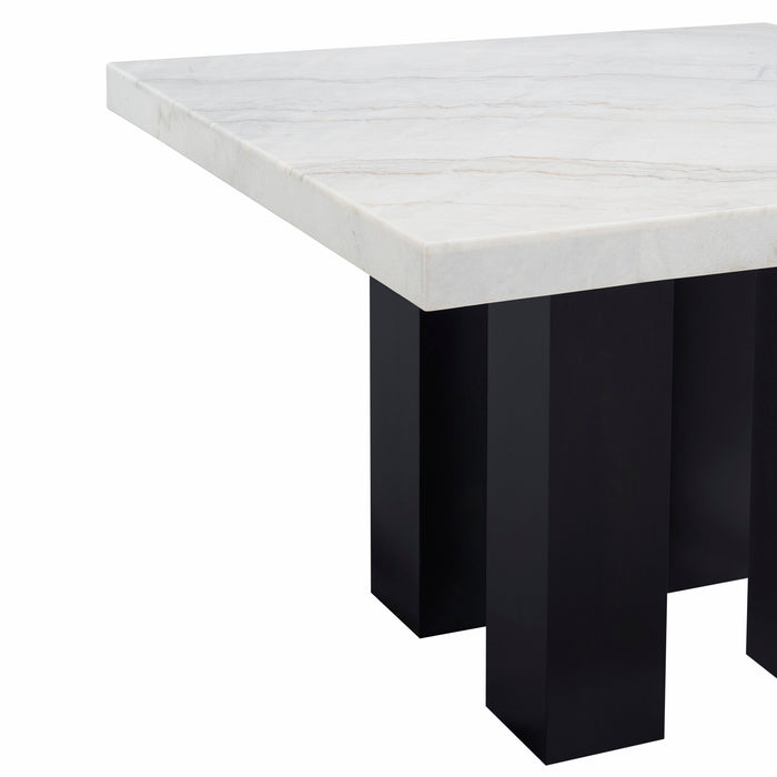 Camila - Square Counter Dining Set - White Top