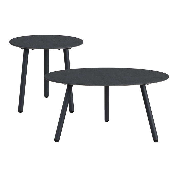 Bali - Two Piece Occasional Set - Dark Gray