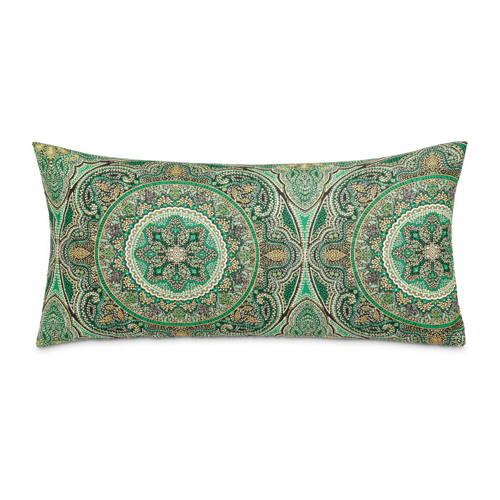 Emerald Isle Yardley - 13" x 26" Oblong Throw Pillow - Green