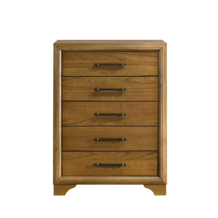 Harmony - 5-Drawer Chest - Walnut