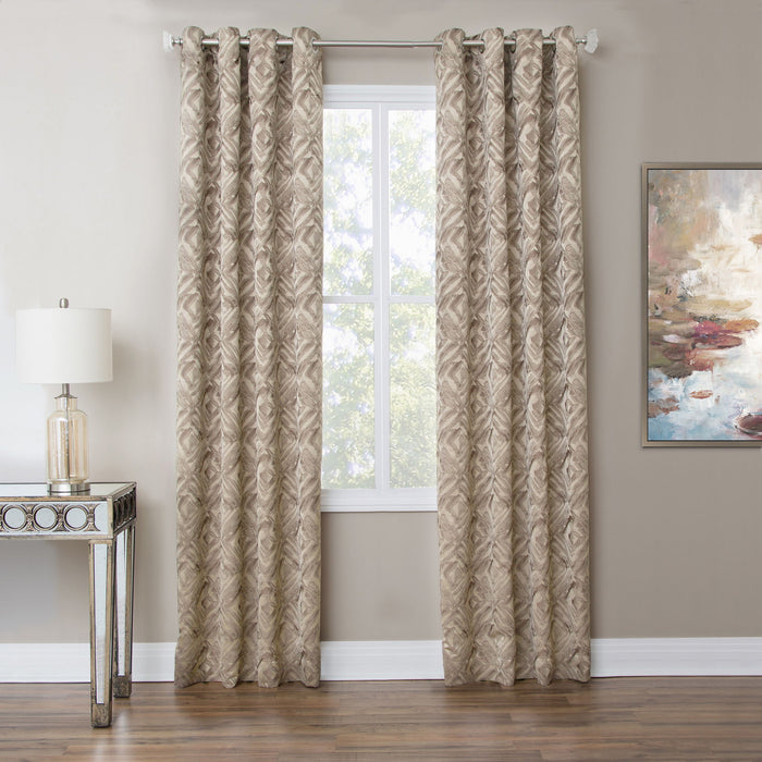 Batavia - Grommet Top Panel Weighted Corners Window Treatment