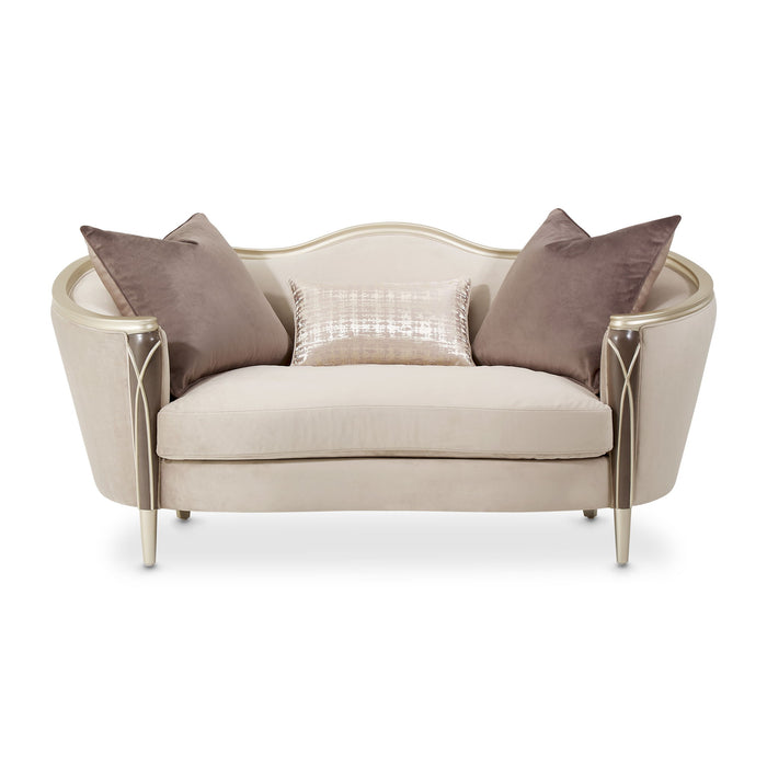 Villa Cherie - Loveseat - Porcini / Hazelnut