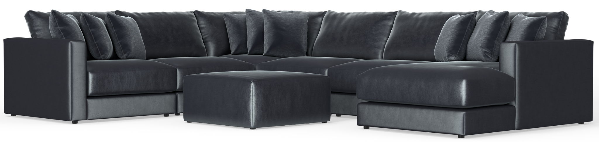 Remington - Modular Sofa And Cocktail Ottoman