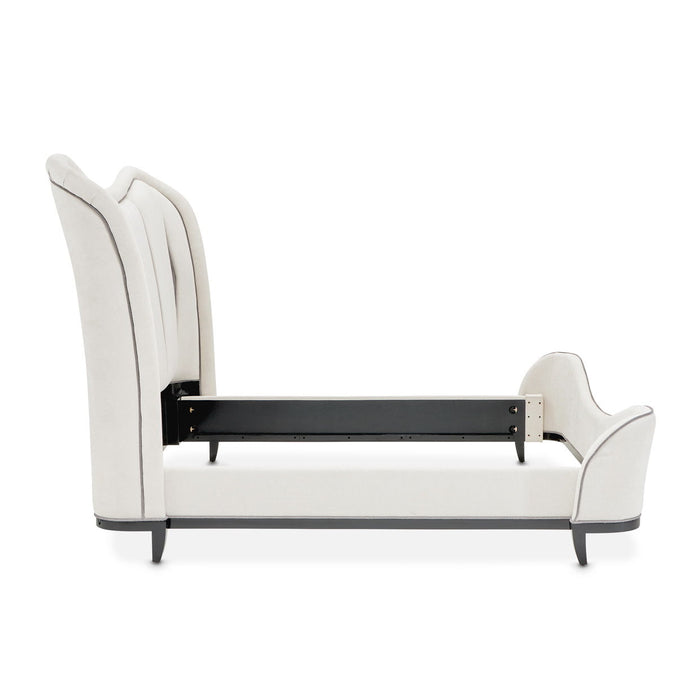 Tuxedo - Eastern King Upholstered Bed - Piano Keyboard