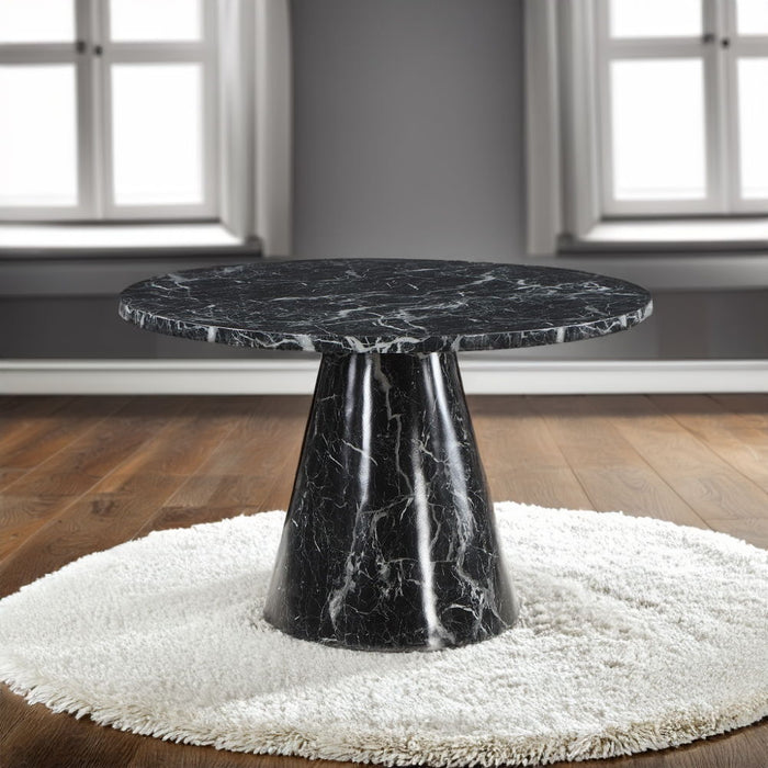 Hollis - Dining Table With Engineered Stone Top - Engineered Stone