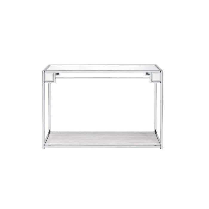 Asbury - Console Table - Mirrored & Chrome