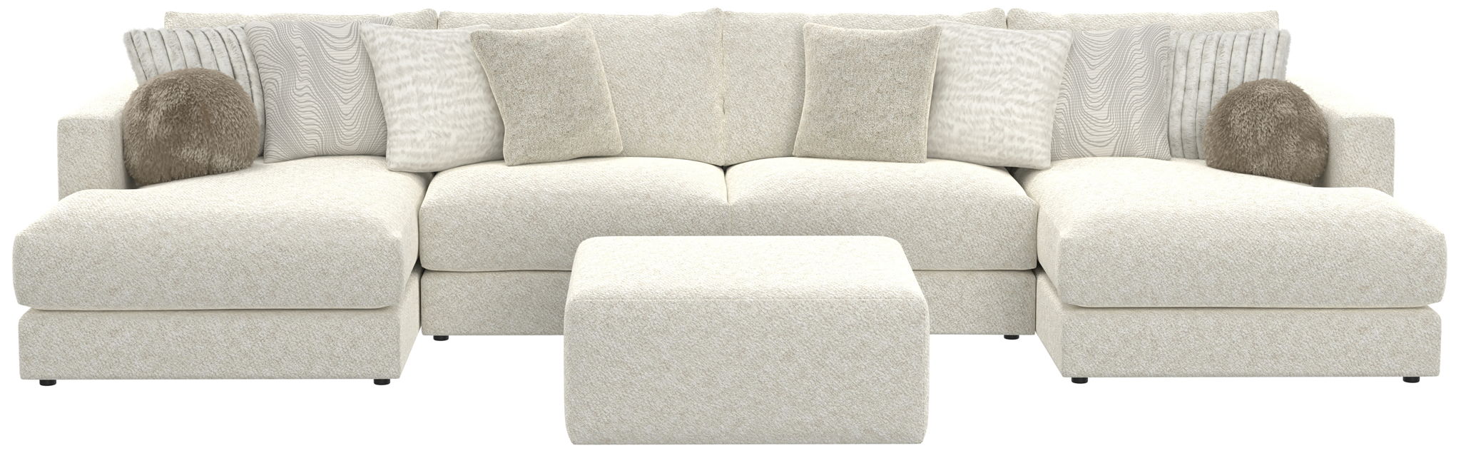 Ritzy - Modular Sofa And Included Cocktail Ottoman