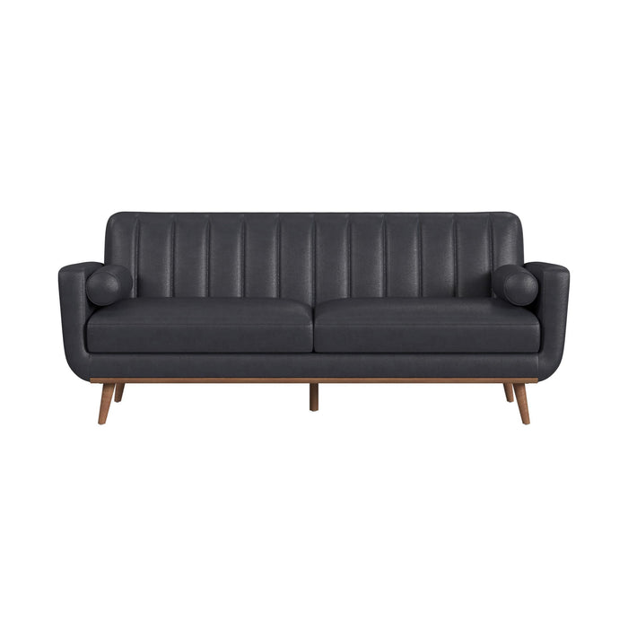 Horizon - Sofa With Wood Front And 2 Pillows