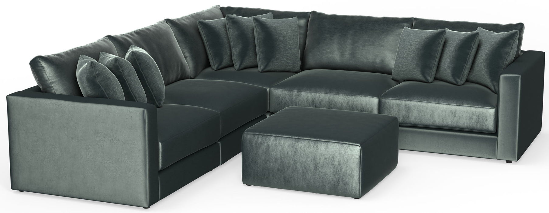 Remington - Modular Sofa And Cocktail Ottoman