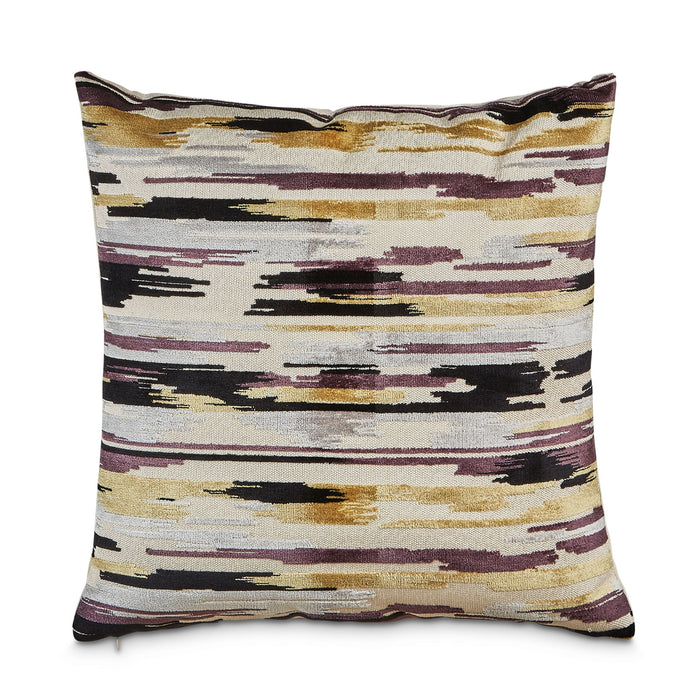 Valerie - 22" Square Pillow - Onyx