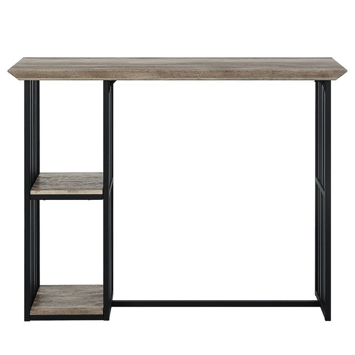 Zudora - Counter Height Table - Oak & Sandy Black