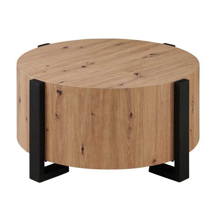 Darcie - Faux Wood Round Table