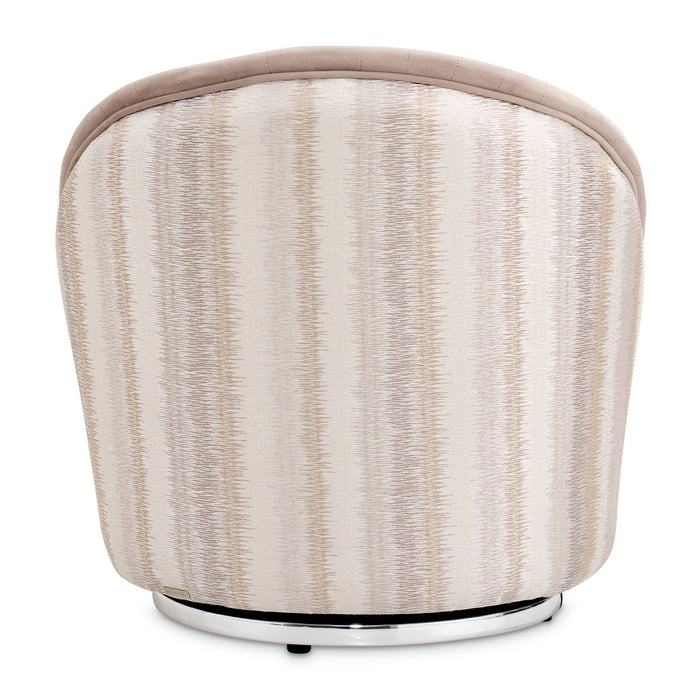 Lucca - Swivel Chair - Silver