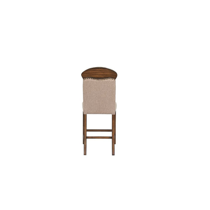 Maurice - Counter Height Chair Set of 2) - Linen & Oak