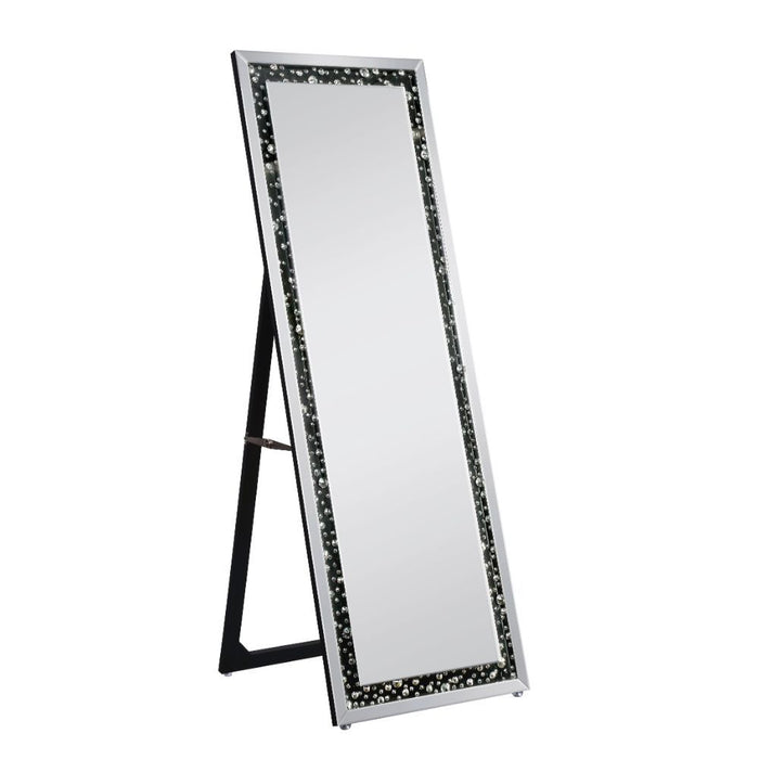Nysa - Floor Mirror - Faux Crystals