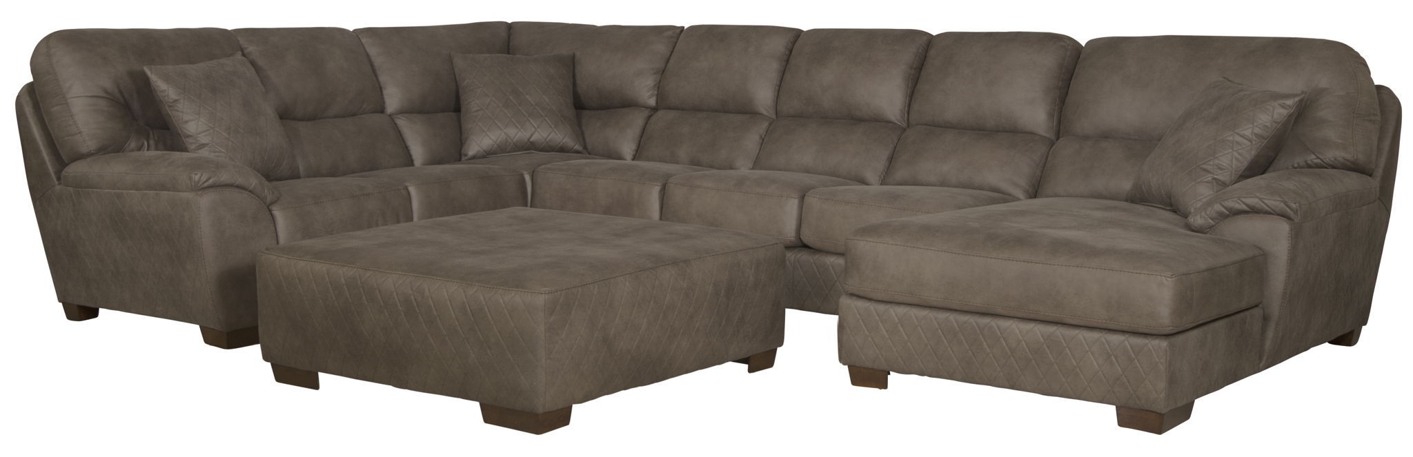 Royce - Sectional With Cocktail Ottoman