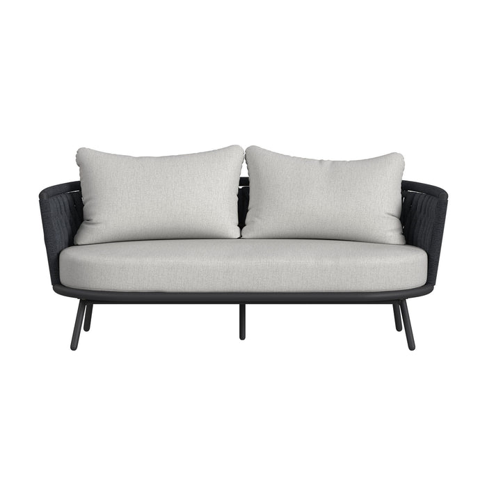 Bali - Loveseat With Olefin - Dark Gray