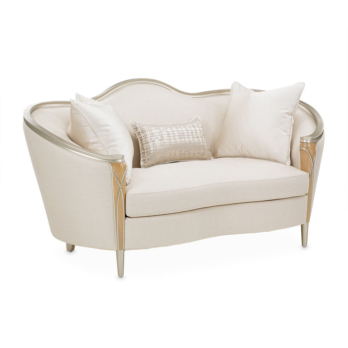 Villa Cherie - Loveseat - Pearl / Caramel