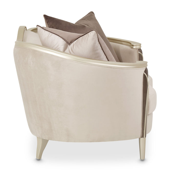 Villa Cherie - Loveseat - Porcini / Hazelnut