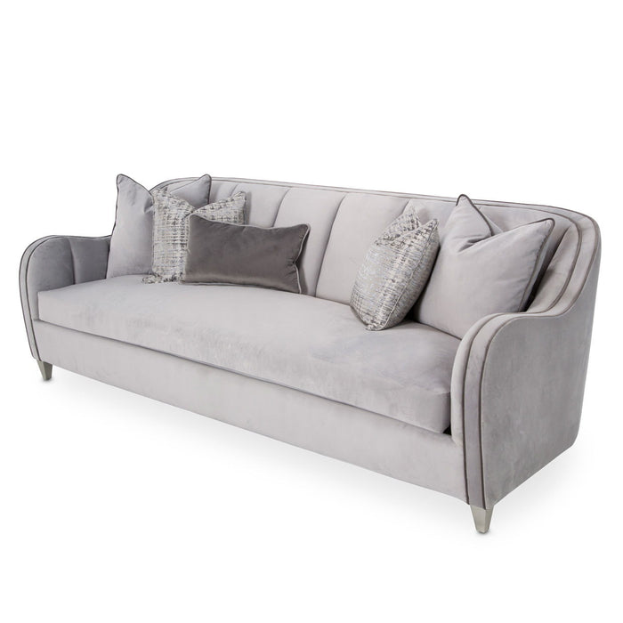 Roxbury Park - Velvet Sofa - Steel/Slate