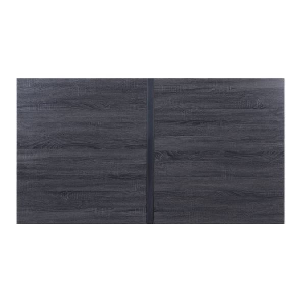 Nakula - Dining Table - Gray Oak & Black