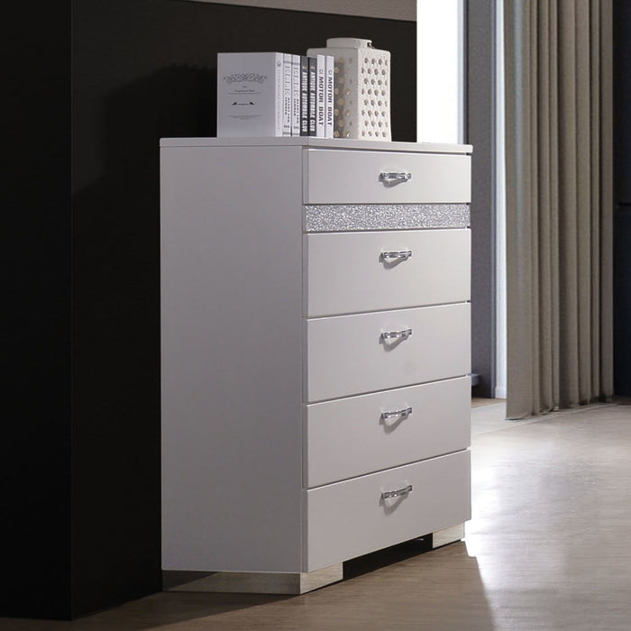 Naima II - Chest - White High Gloss