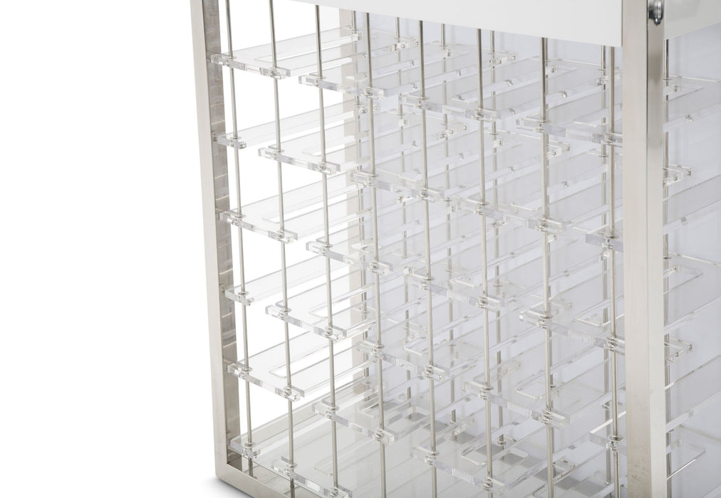 State St. - Wall Bar - Glossy White