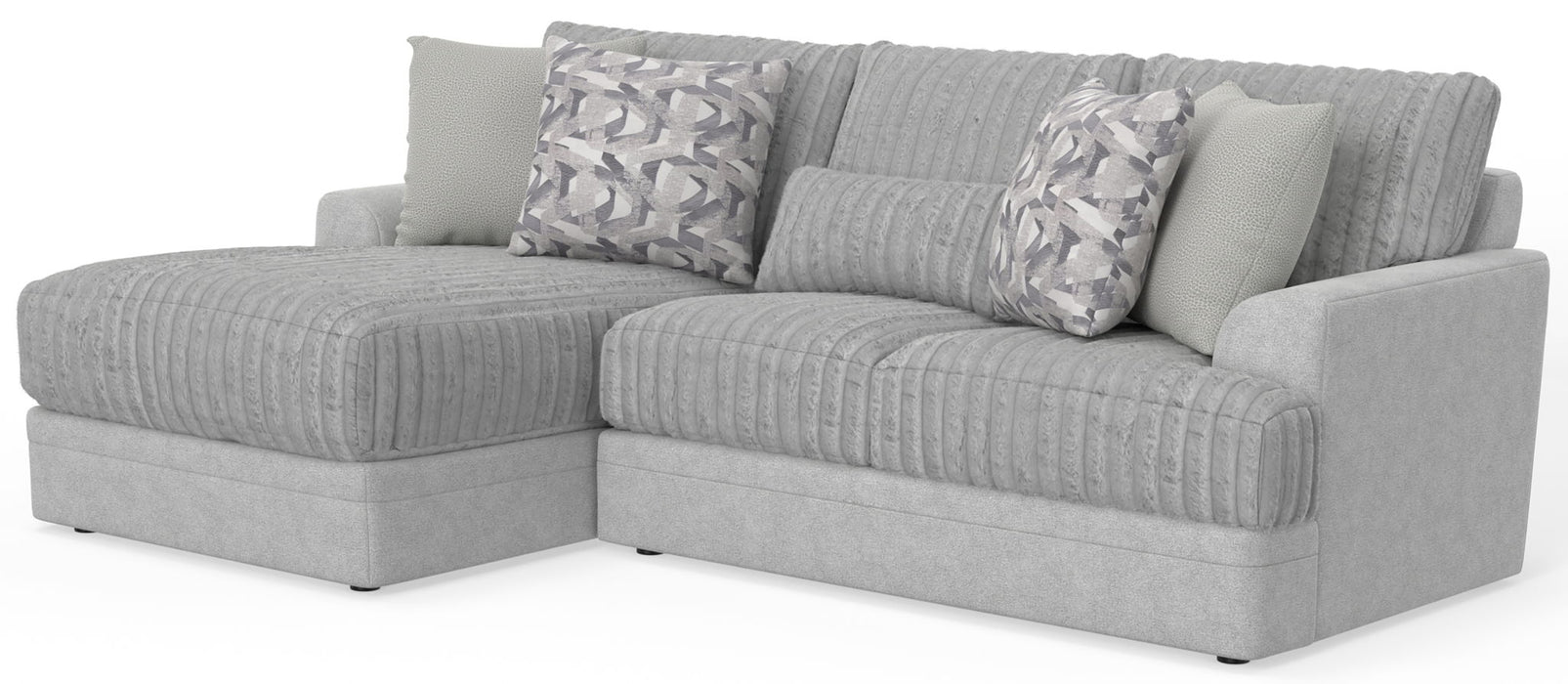 Titan - Sectional With Comfort Coil Seating And Accent Pillows Included