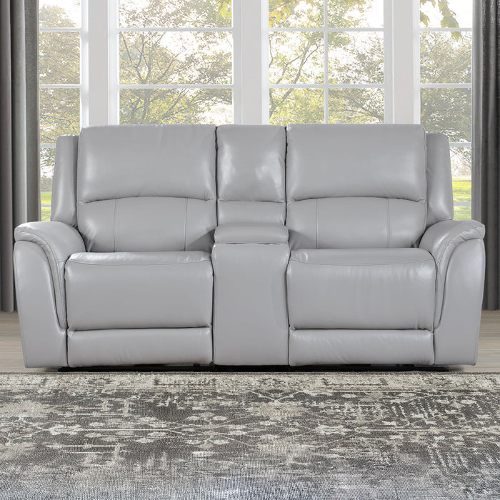 Alexandria - Power Reclining Console Loveseat