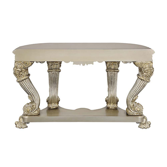 Danae - Sofa Table - Champagne & Gold