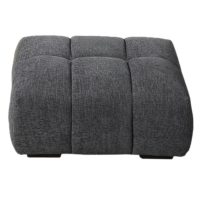 Chosen - Ottoman - Gray Chenille