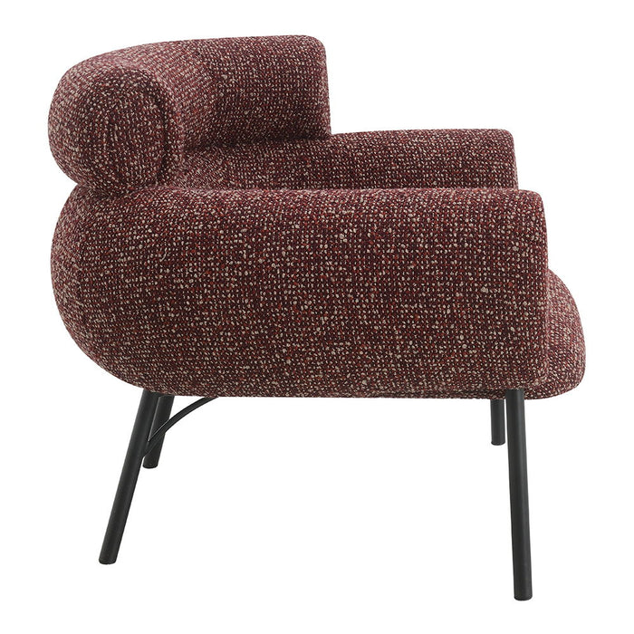 Mardi - Chair - Maroon Tweed