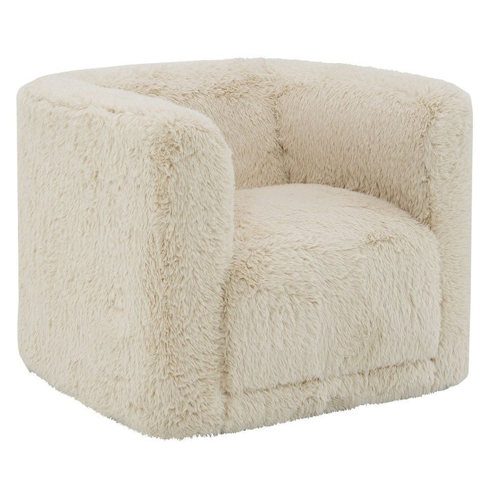 Upendo - Chair With Swivel - Beige Linen