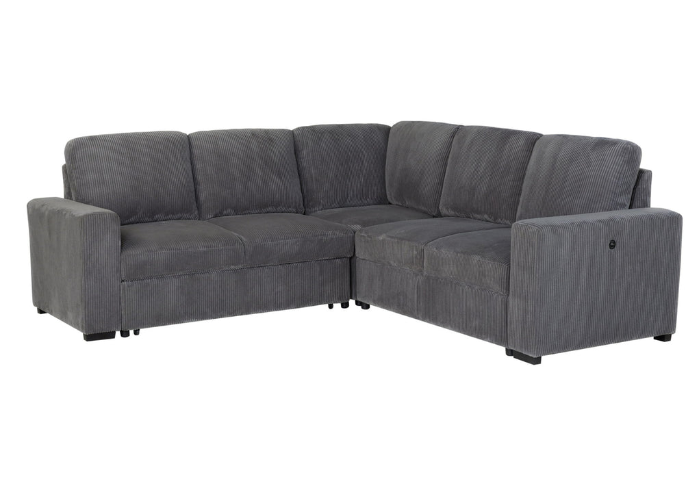 U2660 - Sectional Without Chaise And Without Pull Out Sofa Bed - Gray