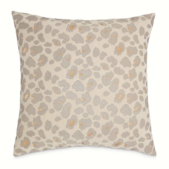 Explorer Marx - 22" Square Pillow - Leopard