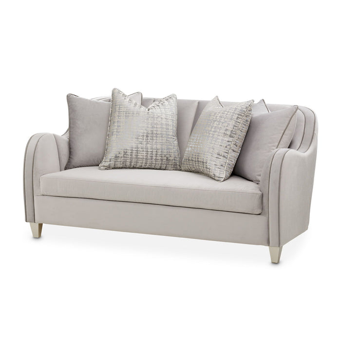 Roxbury Park - Velvet Loveseat - Steel / Slate