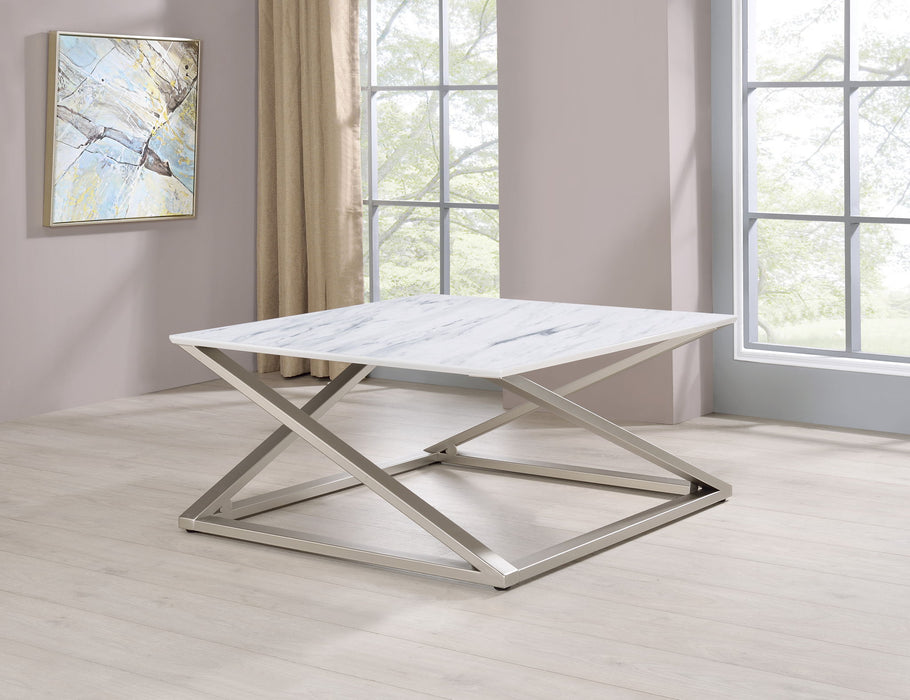 Zurich - Table With Faux Marble Top