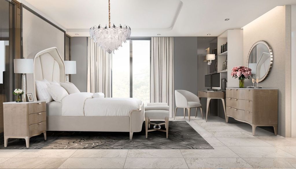 Malibu Crest - Vanity With Mirror - Blush