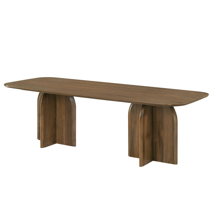 Delmon - Dining Table - Dark Walnut